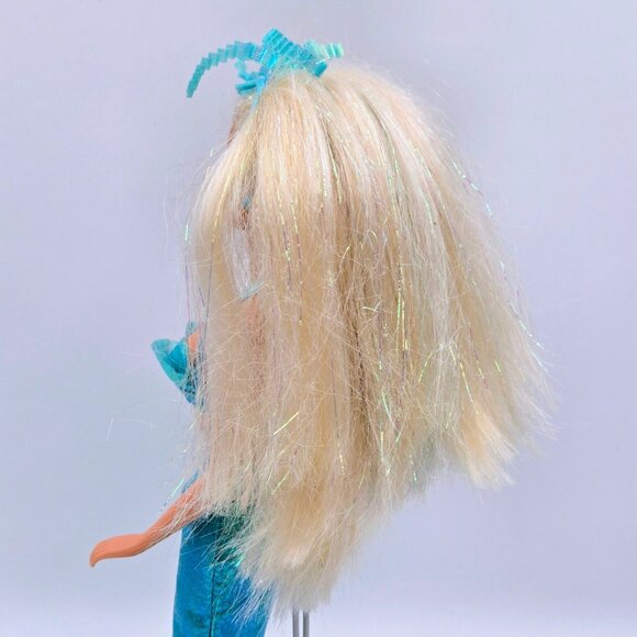 1991 Mattel Mermaid Barbie Doll 1991 1434 Blonde Glitter Hair Read - Picture 6 of 16